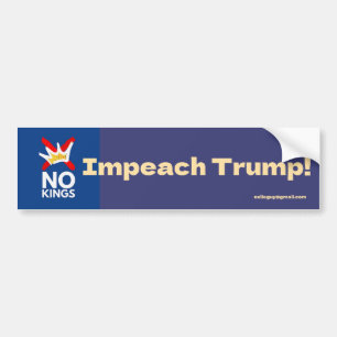 No Kings Bumper Sticker