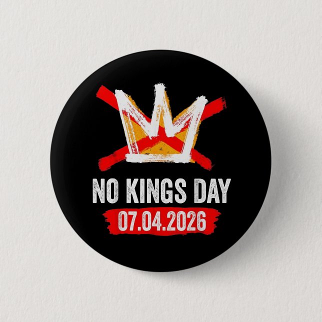 No Kings  Button (Front)