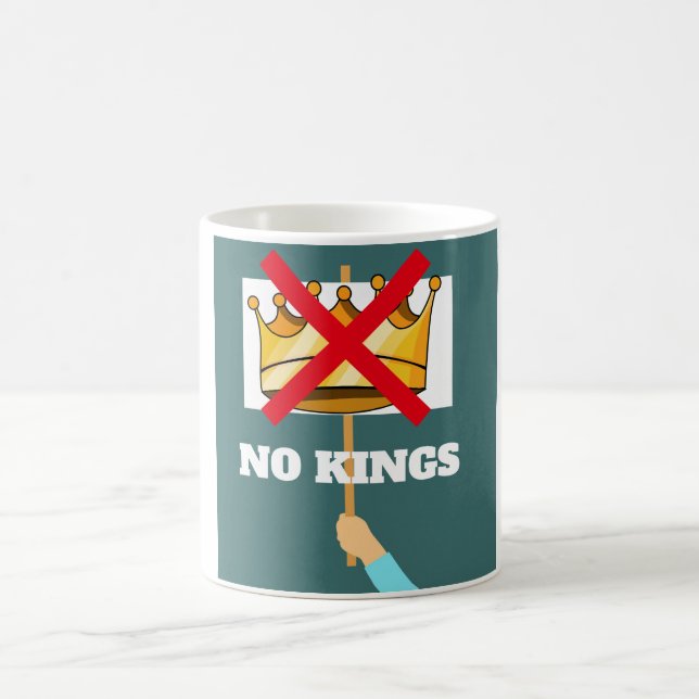 No Kings Coffee Mug (Center)