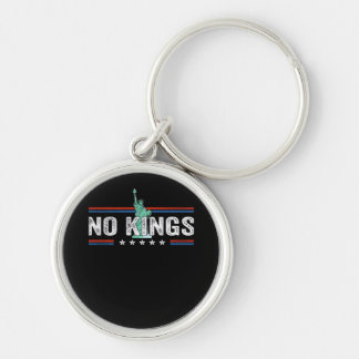 No Kings Day Retro Classic Design Keychain