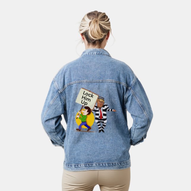 No Kings Denim Jacket (Model)