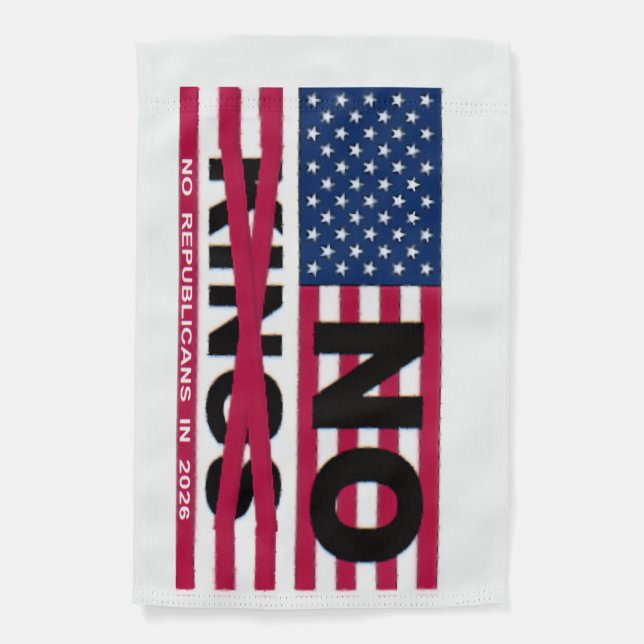 NO KINGS GARDEN FLAG (Front)