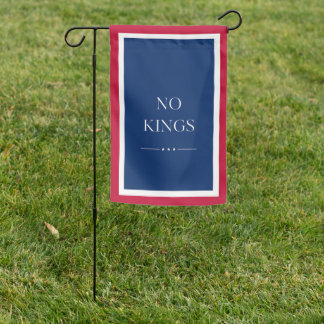 No Kings Garden Flag