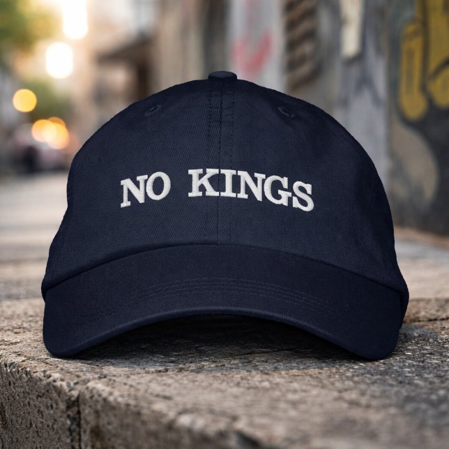 No Kings Hat Minimalist Statement Streetwear Cap (Creator Uploaded)