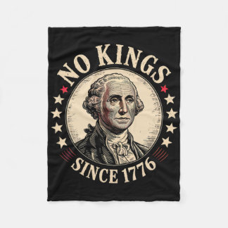 No Kings In America 1776 Fleece Blanket