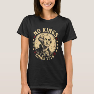 No Kings In America 1776 Save Democracy United Sta T-Shirt
