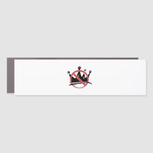 No Kings In America 2025 4th of July Car Magnet