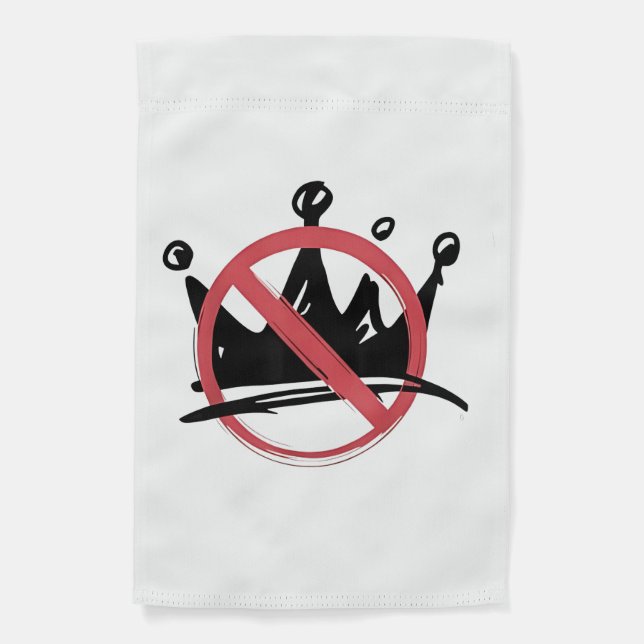 No Kings In America 2025 4th of July  Garden Flag (Front)