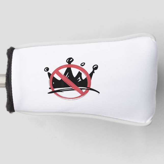 No Kings In America 2025 4th of July  Golf Head Cover (Front)