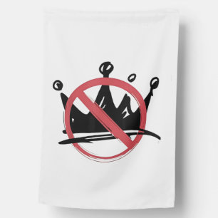 No Kings In America 2025 4th of July  House Flag