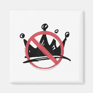 No Kings In America 2025 4th of July Magnet