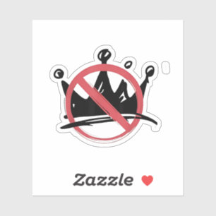 No Kings In America 2025 4th of July  Sticker
