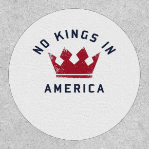 No Kings In America Anti Fascism USA Classic Patch