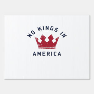 No Kings In America Anti Fascism USA Classic Sign