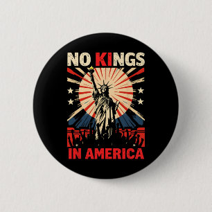 No Kings In America Anti Trump 3  Button