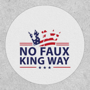 No Kings In America Anti Trump Anti Fascism Patch