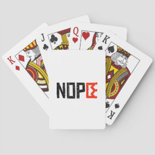 No Kings In America Anti Trump Anti Fascism Poker Cards