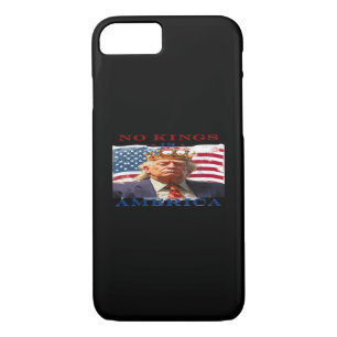 No Kings In America Anti-Trump Creative Design iPhone 8/7 Case