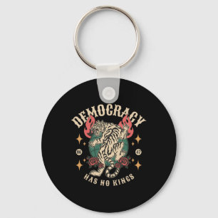 No Kings In America Anti Trump Feminist Lgbt Women Keychain