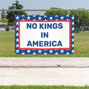 No Kings In America Banner
