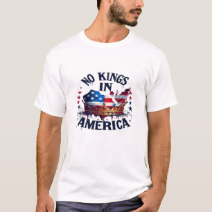No Kings In America Classic Retro Cool T-Shirt