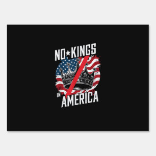 No Kings In America Court Ruling Protest Save Sign