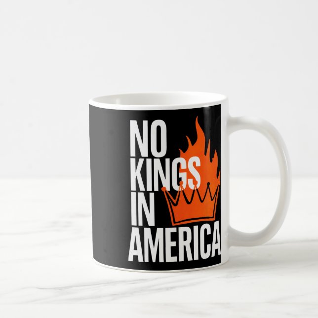 No Kings In America Democracy Court Ruling Saying  Coffee Mug (Right)