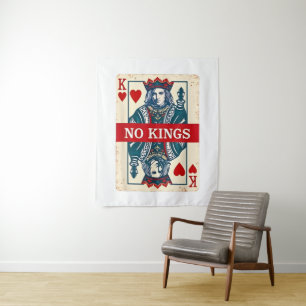 No Kings in America Democracy Protest Tapestry