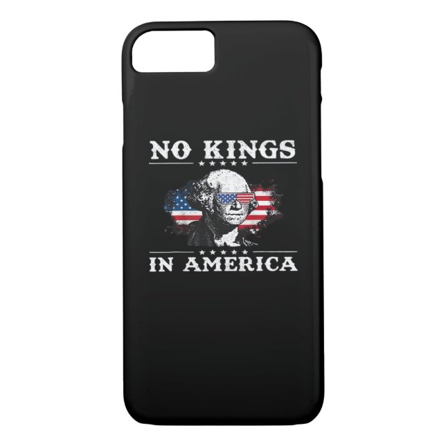 No Kings In America Doge Classic Funny Meme Case-Mate iPhone Case (Back)