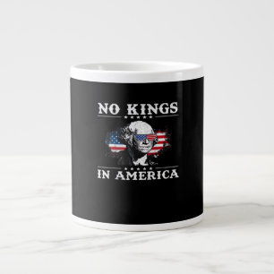 No Kings In America Doge Classic Funny Meme Giant Coffee Mug