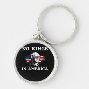 No Kings In America Doge Classic Funny Meme Keychain