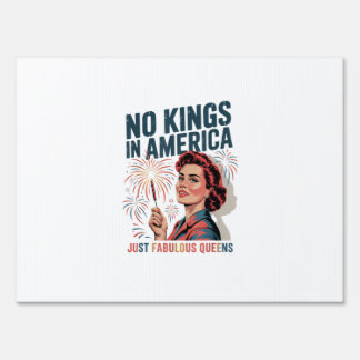 No Kings In America Fabulous Queens Pride 2025 Des Sign