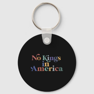 No Kings In America Flag Protest Save Democracy 8 Keychain