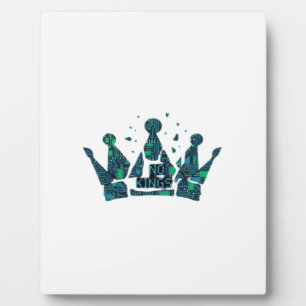 No Kings In America Freedom Aesthetic Plaque
