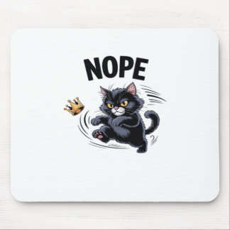 No Kings In America Funny Kicking Crown Classic Vi Mouse Pad