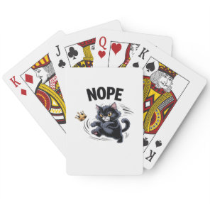 No Kings In America Funny Kicking Crown Classic Vi Poker Cards