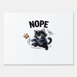 No Kings In America Funny Kicking Crown Classic Vi Sign