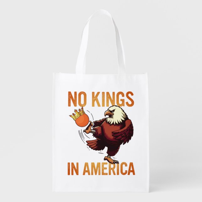 No kings in America  Grocery Bag (Front)