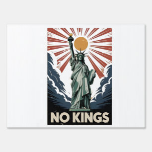 No Kings In America Liberity Status USA Democrats Sign