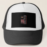 No Kings In America Minimal Clean Trucker Hat