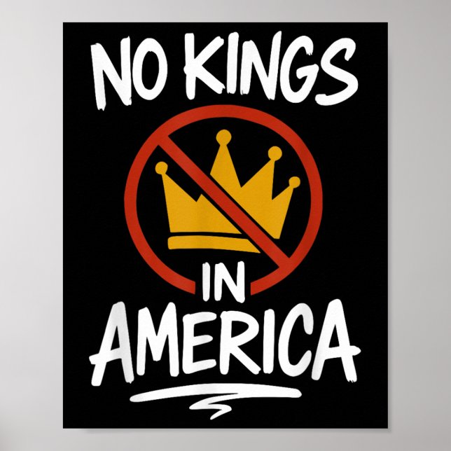 No Kings In America No Crown  Poster (Front)