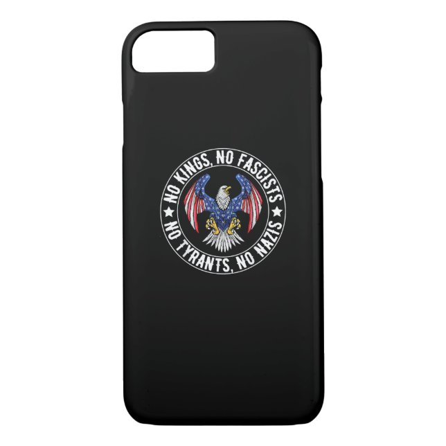 No Kings In America No Fascists We The People Poli Case-Mate iPhone Case (Back)