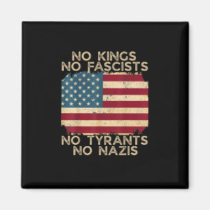 No Kings In America No Fascists We The People Poli Magnet