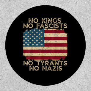No Kings In America No Fascists We The People Poli Patch