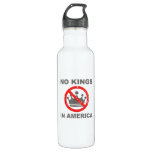 No Kings In America Patriotic Casual Stainless Steel Water Bottle