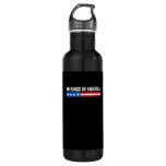 No Kings In America Patriotic Style Stainless Steel Water Bottle