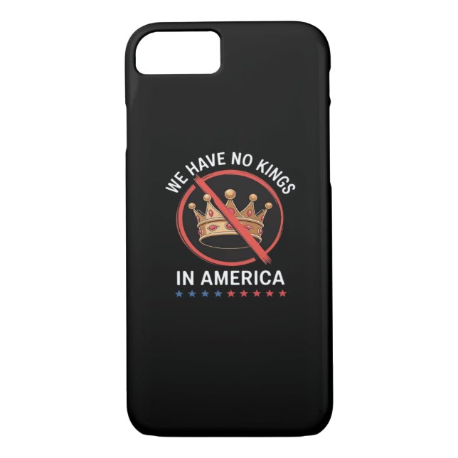 No Kings In America Retro Classic Case-Mate iPhone Case (Back)