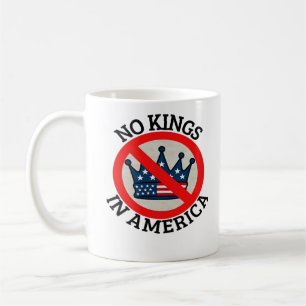 No Kings In America Retro Classic Coffee Mug