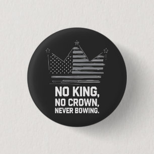 No Kings In America Save Democracy I Dissent Anti Button