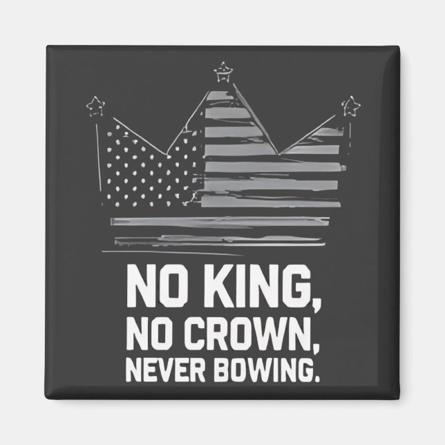 No Kings In America Save Democracy I Dissent Anti  Magnet (Front)